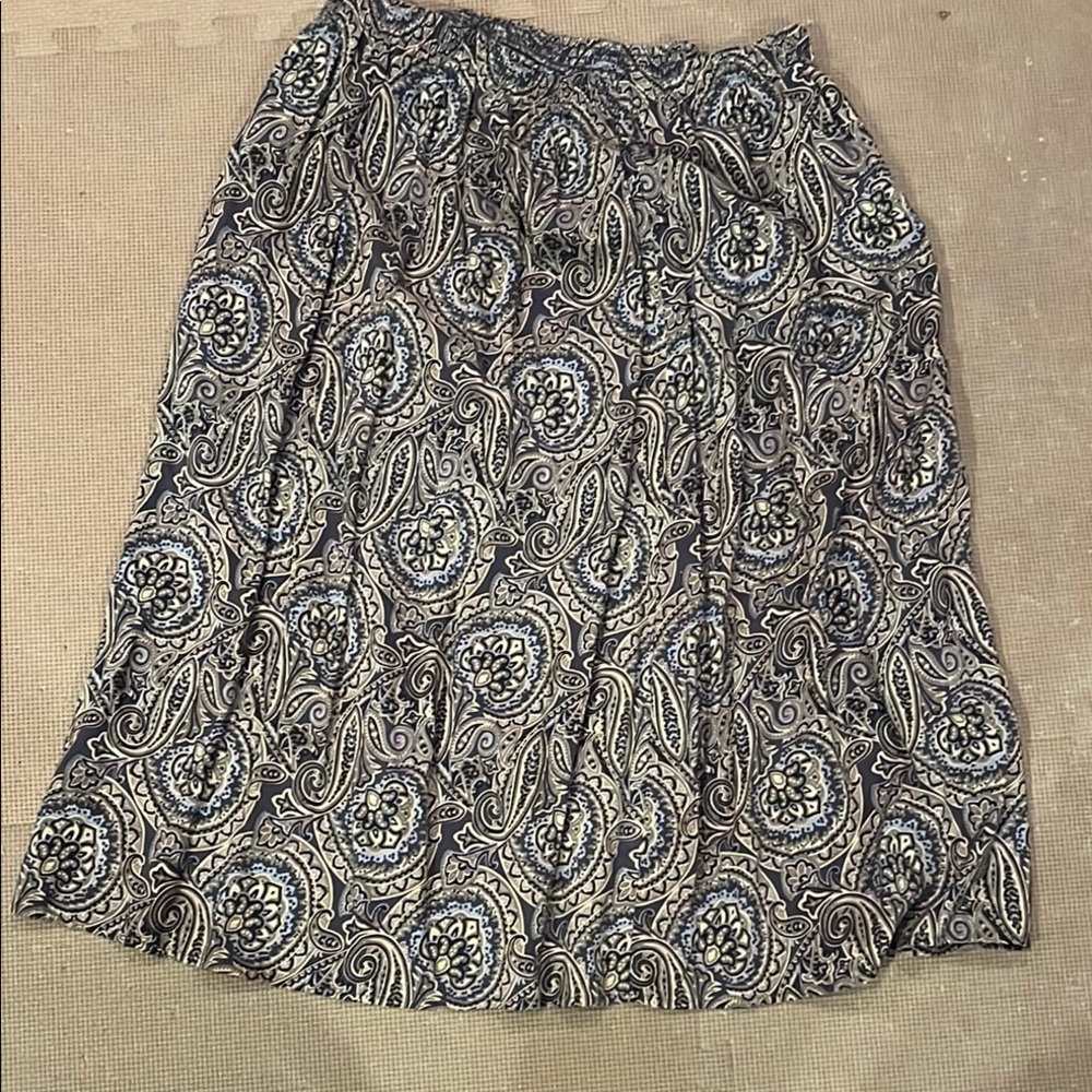Paisley Rayon Skirt